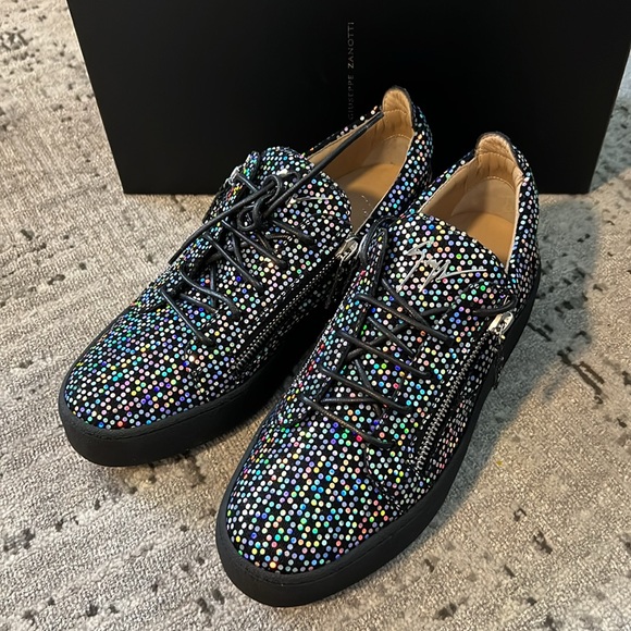 Giuseppe Zanotti Double Zip Low Top Sneakers - Picture 2 of 9